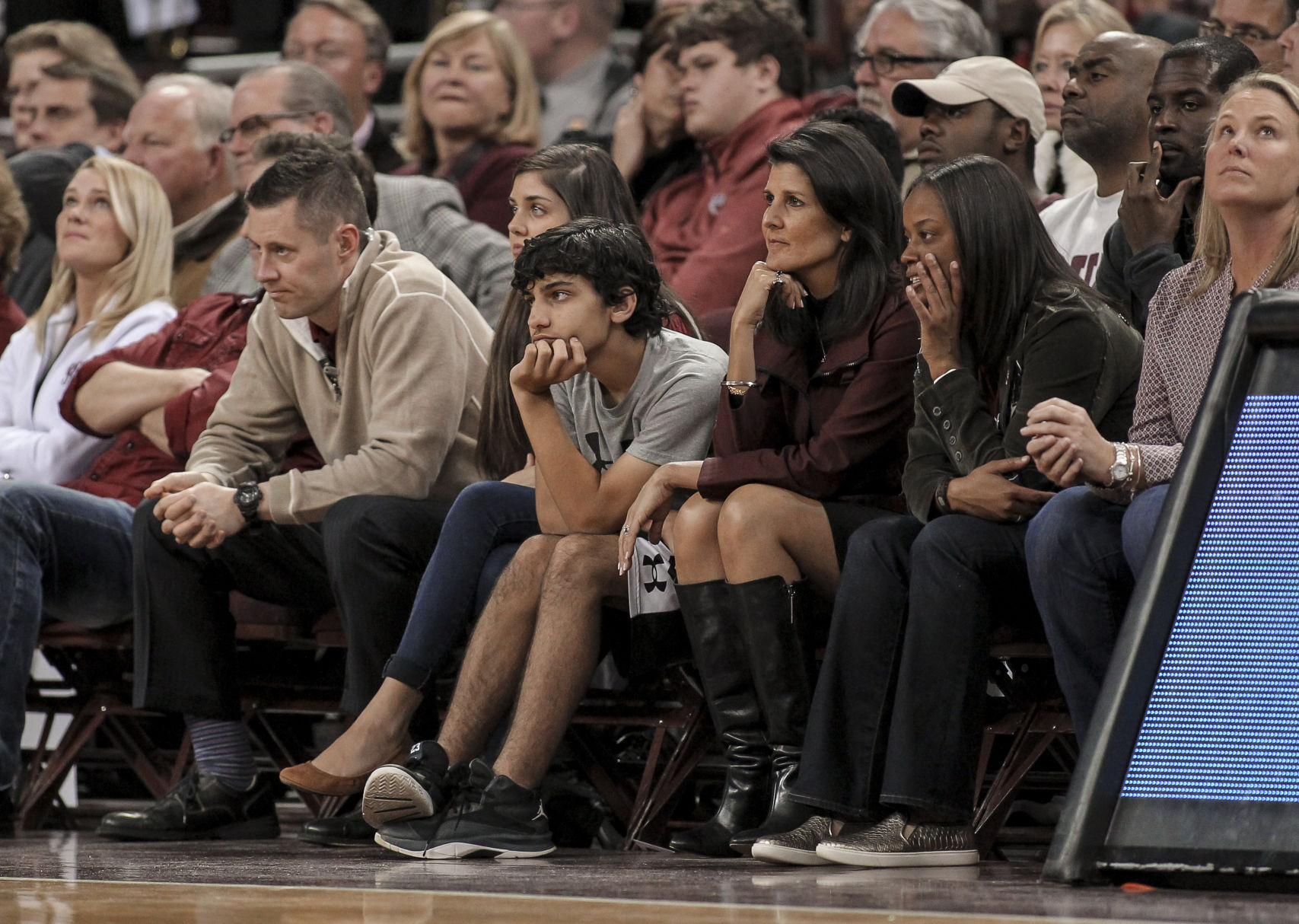 Gov. Haley at USC women's basketball game (copy) (copy)
